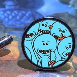 Mr. Meeseeks Rick and Morty Cuff Link Set